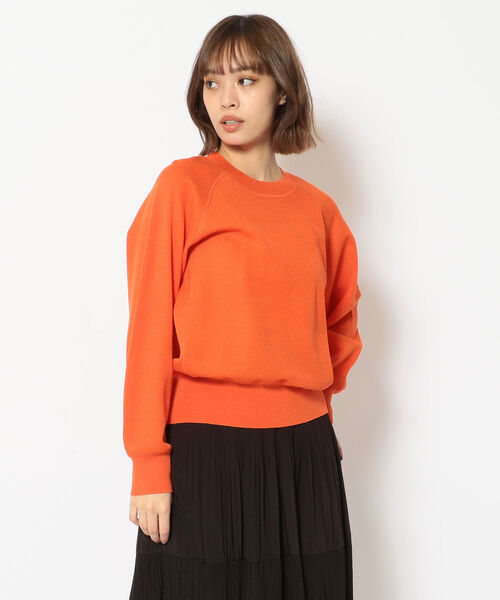 DROIT BELLO(ドロイトベロ)の「DROIT BELLO(ドロイトベロ)カラーニットプルオーバー(ニット/セーター・レディース・ブラック/イエロー/オレンジ/ホワイト・FREE)」の1枚目の写真