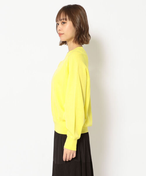 DROIT BELLO(ドロイトベロ)の「DROIT BELLO(ドロイトベロ)カラーニットプルオーバー(ニット/セーター・レディース・ブラック/イエロー/オレンジ/ホワイト・FREE)」の5枚目の写真