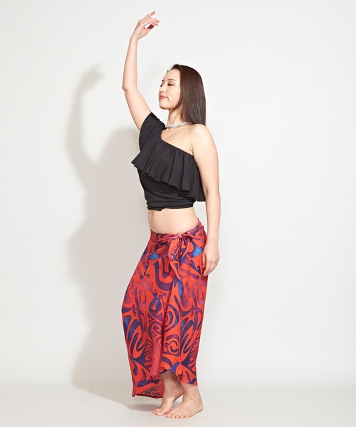 Maunaloa(マウナロア)の「【Maunaloa】カイタパパレオスカート(スカート・レディース・ブルー/レッド・FREE)」の19枚目の写真