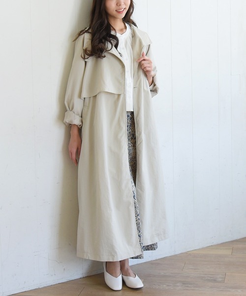 sango（sango）の「タック入りショート丈ブラウス（シャツ/ブラウス・レディース・モカ/ベージュ系その他/オフホワイト・FREE）」の14枚目の写真