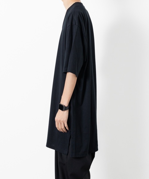 ato(アトウ)の「U-NECK LONG T(Tシャツ/カットソー・メンズ・ホワイト/ブラック/ライトグリーン・46/48)」の6枚目の写真