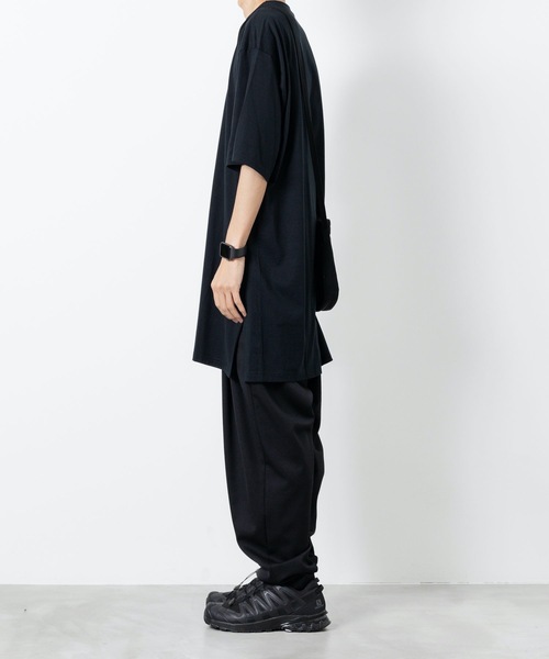 ato(アトウ)の「U-NECK LONG T(Tシャツ/カットソー・メンズ・ホワイト/ブラック/ライトグリーン・46/48)」の21枚目の写真