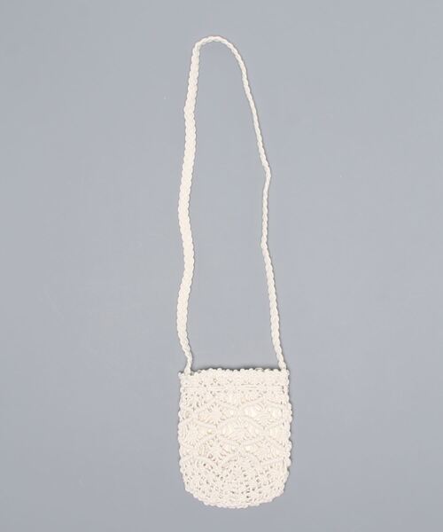 Kahiko(カヒコ)の「【Kahiko】アミリノ巾着ショルダーバッグ(ショルダーバッグ・レディース・ホワイト/キャメル・FREE)」の8枚目の写真