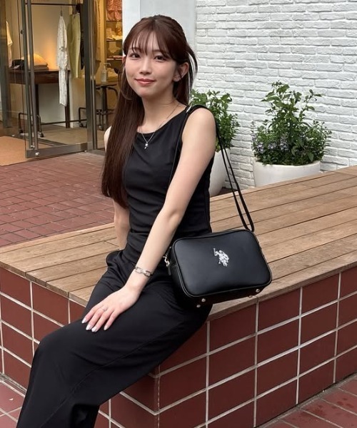 U.S. POLO ASSN.(ユーエスポロアッスン)の「【U.S. POLO ASSN.】 ユーエスポロアッスン Gateway クロスボディ ショルダーバッグ USPA-2617(ショルダーバッグ・レディース・ライトブルー/ブラック/ピンク/イエロー/オレンジ/グリーン/ホワイト×ブラック/ホワイト×グレー/ホワイト系その他/ケリーグリーン/パープル/ホワイト/スモークピンク/ベージュ/ブラウン・FREE)」の18枚目の写真