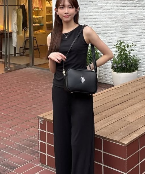 U.S. POLO ASSN.(ユーエスポロアッスン)の「【U.S. POLO ASSN.】 ユーエスポロアッスン Gateway クロスボディ ショルダーバッグ USPA-2617(ショルダーバッグ・レディース・ライトブルー/ブラック/ピンク/イエロー/オレンジ/グリーン/ホワイト×ブラック/ホワイト×グレー/ホワイト系その他/ケリーグリーン/パープル/ホワイト/スモークピンク/ベージュ/ブラウン・FREE)」の19枚目の写真