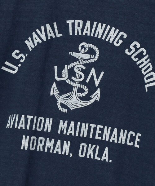 Buzz Rickson's（バズリクソンズ）の「BUZZ RICKSON'S / U.S.NAVAL TRAINING SCHOOL スラブヤーン Tシャツ（Tシャツ/カットソー・メンズ・ネイビー・X-LARGE/LARGE）」の7枚目の写真