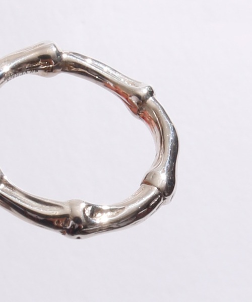 JANESMITH(ジェーンスミス)の「JANESMITH ジェーンスミス / BAMBOO EARRINGS シルバー925ピアス / 22WAC-#540L(ピアス(両耳用)・レディース・シルバー・FREE)」の4枚目の写真
