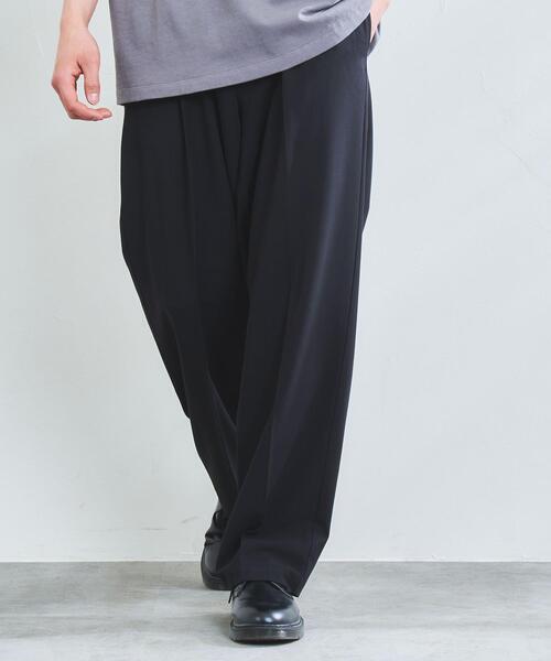 coen（コーエン）の「【WEB限定】センタープレスワイドスラックスパンツ（スラックス・メンズ・ライトブルー/ブラック/オフホワイト/ダークグレー・SMALL/MEDIUM/LARGE/X-LARGE）」の5枚目の写真