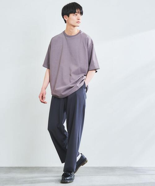 coen（コーエン）の「【WEB限定】センタープレスワイドスラックスパンツ（スラックス・メンズ・ライトブルー/ブラック/オフホワイト/ダークグレー・SMALL/MEDIUM/LARGE/X-LARGE）」の11枚目の写真