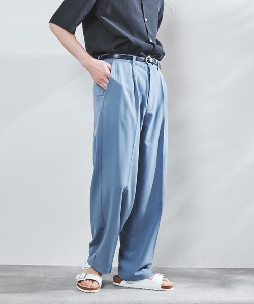 coen（コーエン）の「【WEB限定】センタープレスワイドスラックスパンツ（スラックス・メンズ・ライトブルー/ブラック/オフホワイト/ダークグレー・SMALL/MEDIUM/LARGE/X-LARGE）」の17枚目の写真