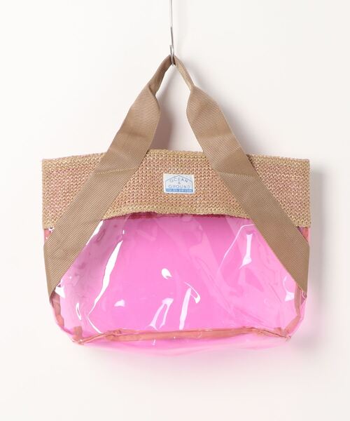 Ocean&Ground(オーシャン&グラウンド)の「プールBAG HEART REEF(スイムグッズ・キッズ・ピンク/イエロー/ブルー/クリア/チャコール・FREE)」の4枚目の写真