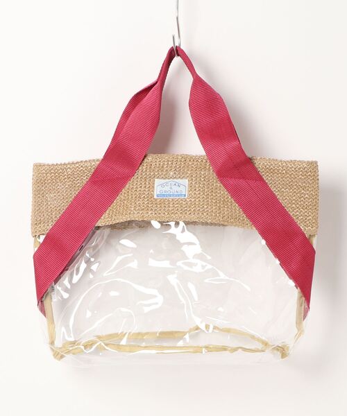 Ocean&Ground(オーシャン&グラウンド)の「プールBAG HEART REEF(スイムグッズ・キッズ・ピンク/イエロー/ブルー/クリア/チャコール・FREE)」の5枚目の写真