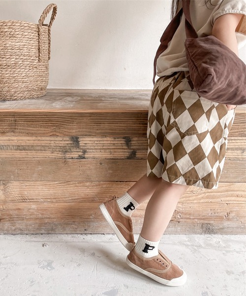 aimoha（アイモハ）の「aimoha-KIDS- 子供服　ハーリキンチェック柄ハーフパンツ（その他パンツ・キッズ・ブラック/ブラウン・90/100/110/120/80/130）」の22枚目の写真