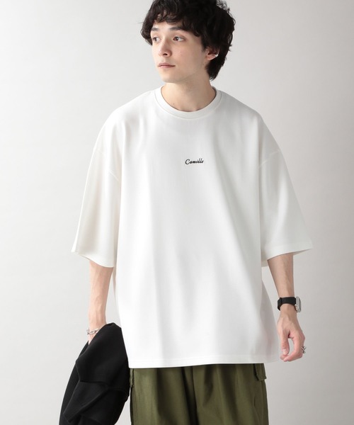 RAGEBLUE(レイジブルー)の「【Camille/カミーユ】コラボフラワープリントTシャツ(Tシャツ/カットソー・メンズ・ホワイト/ライトブルー/ブラック/ワインレッド・MEDIUM/LARGE)」の13枚目の写真