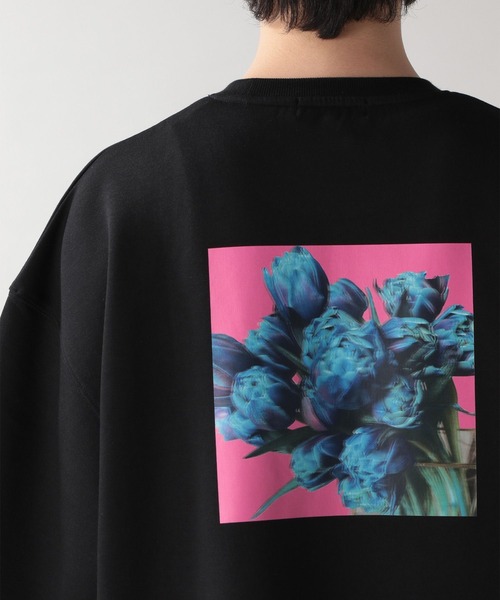 RAGEBLUE(レイジブルー)の「【Camille/カミーユ】コラボフラワープリントTシャツ(Tシャツ/カットソー・メンズ・ホワイト/ライトブルー/ブラック/ワインレッド・MEDIUM/LARGE)」の7枚目の写真