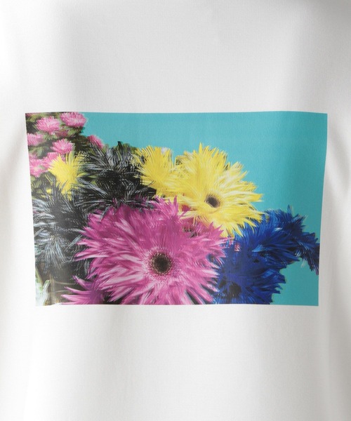RAGEBLUE(レイジブルー)の「【Camille/カミーユ】コラボフラワープリントTシャツ(Tシャツ/カットソー・メンズ・ホワイト/ライトブルー/ブラック/ワインレッド・MEDIUM/LARGE)」の16枚目の写真
