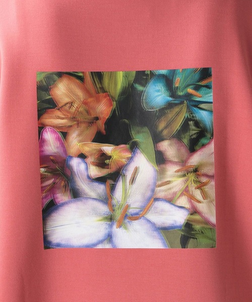 RAGEBLUE(レイジブルー)の「【Camille/カミーユ】コラボフラワープリントTシャツ(Tシャツ/カットソー・メンズ・ホワイト/ライトブルー/ブラック/ワインレッド・MEDIUM/LARGE)」の8枚目の写真