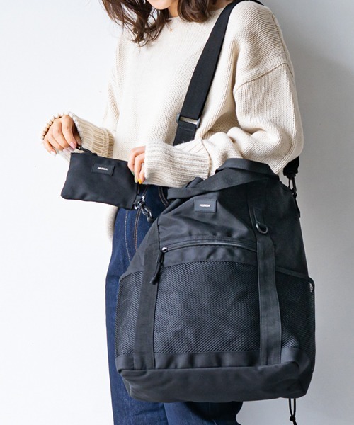 MURUA（ムルーア）の「MURUA (ムルーア) 2WAYトートバッグ CASUALシリーズ MR-B872（トートバッグ・レディース・ブラック・FREE）」の6枚目の写真