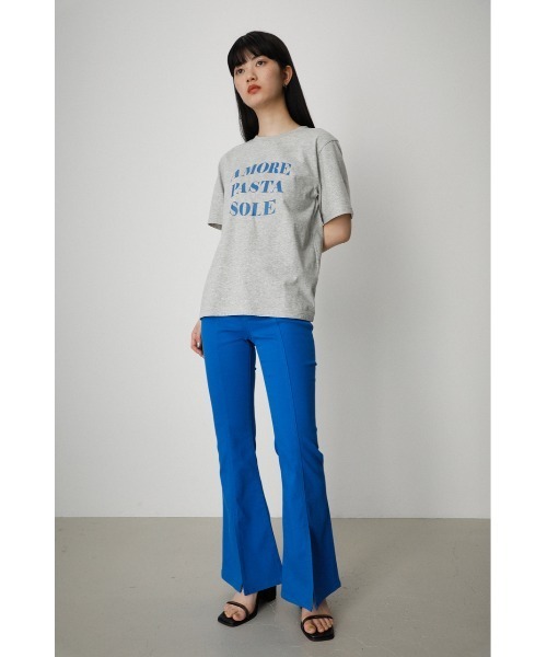 AZUL by moussy(アズールバイマウジー)の「A/F COLOR LETTER TEE/A/FカラーレターTEE(Tシャツ/カットソー・レディース・杢グレー/ホワイト/オレンジ系その他・MEDIUM/SMALL)」の11枚目の写真