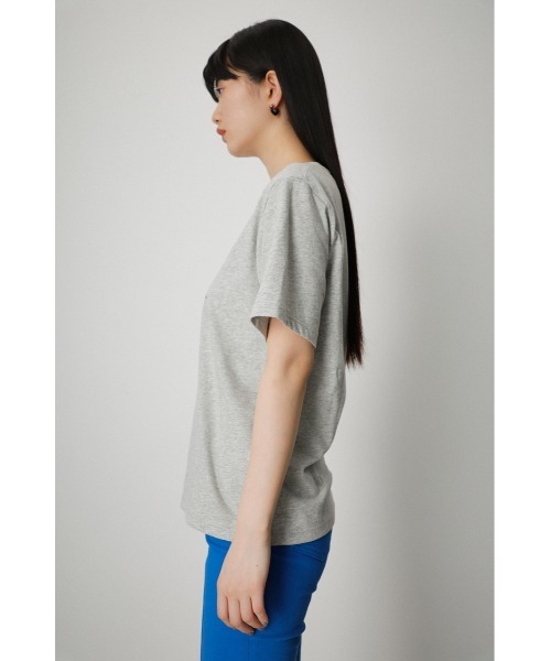 AZUL by moussy(アズールバイマウジー)の「A/F COLOR LETTER TEE/A/FカラーレターTEE(Tシャツ/カットソー・レディース・杢グレー/ホワイト/オレンジ系その他・MEDIUM/SMALL)」の13枚目の写真