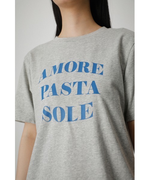 AZUL by moussy(アズールバイマウジー)の「A/F COLOR LETTER TEE/A/FカラーレターTEE(Tシャツ/カットソー・レディース・杢グレー/ホワイト/オレンジ系その他・MEDIUM/SMALL)」の15枚目の写真