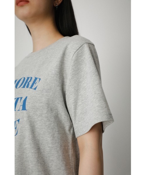 AZUL by moussy(アズールバイマウジー)の「A/F COLOR LETTER TEE/A/FカラーレターTEE(Tシャツ/カットソー・レディース・杢グレー/ホワイト/オレンジ系その他・MEDIUM/SMALL)」の16枚目の写真