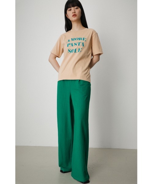 AZUL by moussy(アズールバイマウジー)の「A/F COLOR LETTER TEE/A/FカラーレターTEE(Tシャツ/カットソー・レディース・杢グレー/ホワイト/オレンジ系その他・MEDIUM/SMALL)」の20枚目の写真