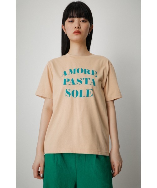 AZUL by moussy(アズールバイマウジー)の「A/F COLOR LETTER TEE/A/FカラーレターTEE(Tシャツ/カットソー・レディース・杢グレー/ホワイト/オレンジ系その他・MEDIUM/SMALL)」の21枚目の写真