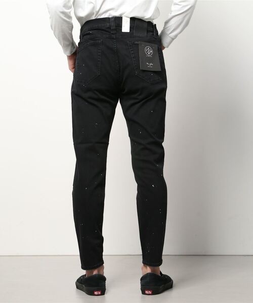 surt（サート）の「SURT/サート/penki BLK DENIM ペンキブラックデニム（デニムパンツ・メンズ・ブラック・MEDIUM/SMALL/LARGE/X-SMALL）」の3枚目の写真