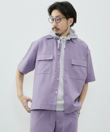 リフラクスポプリンオーバーシャツ