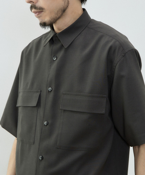 【セール】リフラクスポプリンオーバーシャツ（シャツ/ブラウス）｜MEN'S MELROSE（メンズメルローズ）