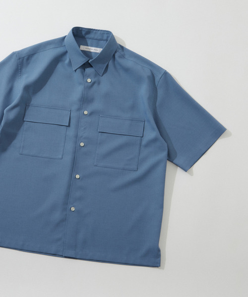 【セール】リフラクスポプリンオーバーシャツ（シャツ/ブラウス）｜MEN'S MELROSE（メンズメルローズ）