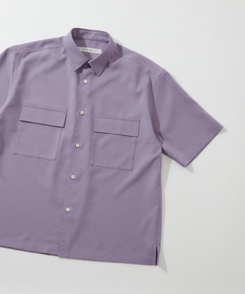 【セール】リフラクスポプリンオーバーシャツ（シャツ/ブラウス）｜MEN'S MELROSE（メンズメルローズ）