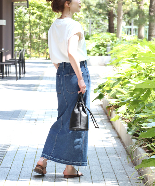 B.C STOCK（ベーセーストック）の「シックロゴタンクトップ（Tシャツ/カットソー・レディース・ベージュ/ブラック/ホワイト・FREE）」の9枚目の写真