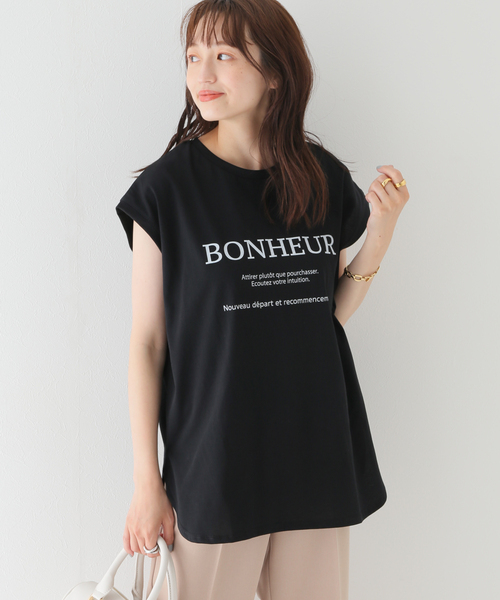 B.C STOCK（ベーセーストック）の「シックロゴタンクトップ（Tシャツ/カットソー・レディース・ベージュ/ブラック/ホワイト・FREE）」の13枚目の写真