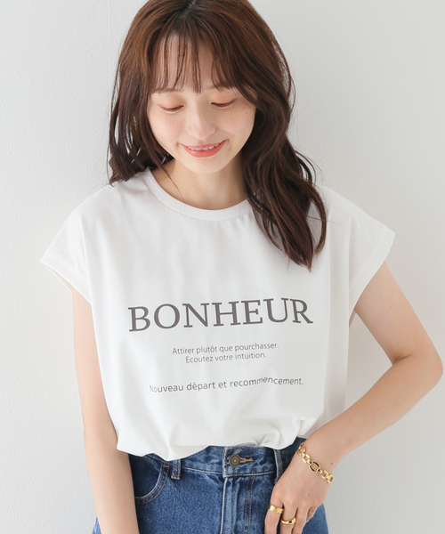 B.C STOCK（ベーセーストック）の「シックロゴタンクトップ（Tシャツ/カットソー・レディース・ベージュ/ブラック/ホワイト・FREE）」の16枚目の写真