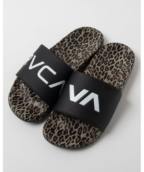 RVCA(ルーカ)の「RVCA メンズ LEO SLIDE SANDAL サンダル【2022年春夏モデル】/ルーカシャワサン(シャワーサンダル)(サンダル・メンズ・ブラック×ブラック/ブラック/ホワイト・8/9/10)」の3枚目の写真