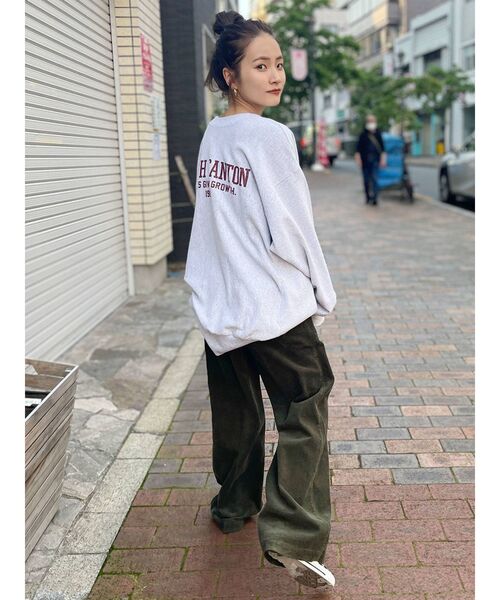 Ungrid(アングリッド)の「センタープレスカラーコーデュロイパンツ(その他パンツ・レディース・カーキ/ブルー/マスタード・SMALL/MEDIUM)」の9枚目の写真