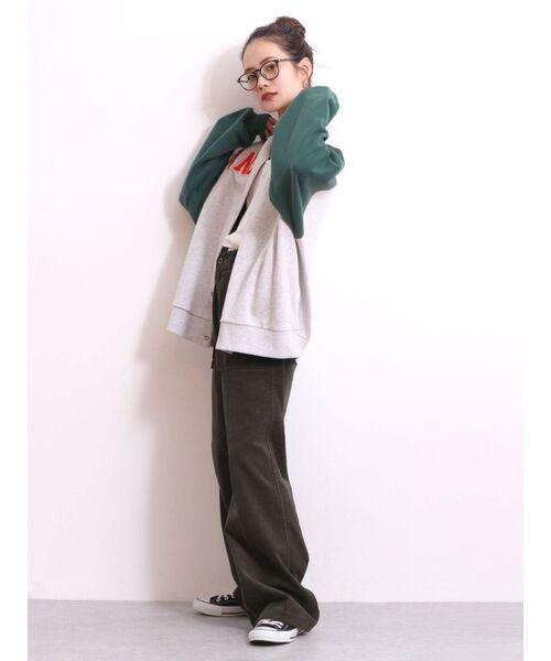 Ungrid(アングリッド)の「センタープレスカラーコーデュロイパンツ(その他パンツ・レディース・カーキ/ブルー/マスタード・SMALL/MEDIUM)」の13枚目の写真