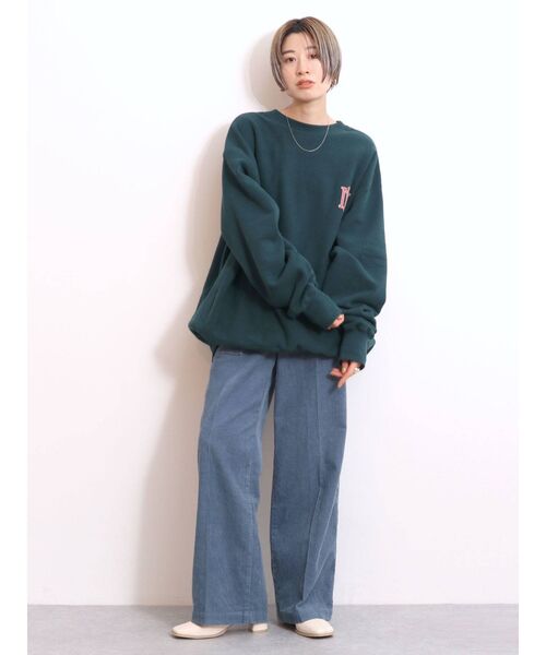 Ungrid(アングリッド)の「センタープレスカラーコーデュロイパンツ(その他パンツ・レディース・カーキ/ブルー/マスタード・SMALL/MEDIUM)」の15枚目の写真