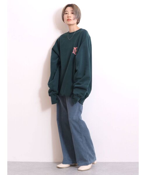 Ungrid(アングリッド)の「センタープレスカラーコーデュロイパンツ(その他パンツ・レディース・カーキ/ブルー/マスタード・SMALL/MEDIUM)」の16枚目の写真