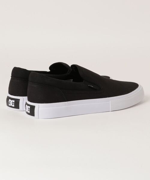 DC(ディーシー)の「DC SHOES MANUAL SLIP-ON TXSE / ディーシー シューズ マニュアル スリッポン TXSE(スリッポン・メンズ・ブラック・28.0cm/29.0cm/26.5cm/27.5cm/28.5cm/27.0cm/26.0cm)」の2枚目の写真