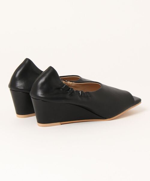 極美品❗️RIM.ARK Angled heel square shoes 37 RIM.ARK（リムアーク）の「Angled heel square shoes アングルド