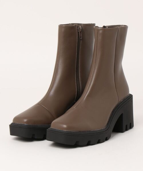 byあしながおじさん（バイアシナガオジサン）の「タンクソールブーツ　-8980681（ブーツ・レディース・ブラック/ブラウン/グレイッシュベージュ・22.5cm/23.5cm/24.5cm/23.0cm/24.0cm）」の19枚目の写真