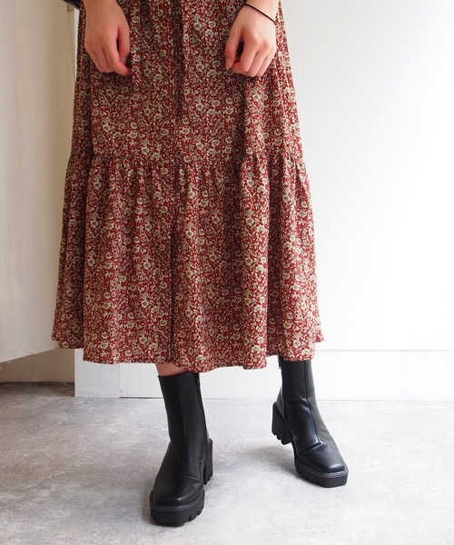 byあしながおじさん（バイアシナガオジサン）の「タンクソールブーツ　-8980681（ブーツ・レディース・ブラック/ブラウン/グレイッシュベージュ・22.5cm/23.5cm/24.5cm/23.0cm/24.0cm）」の6枚目の写真