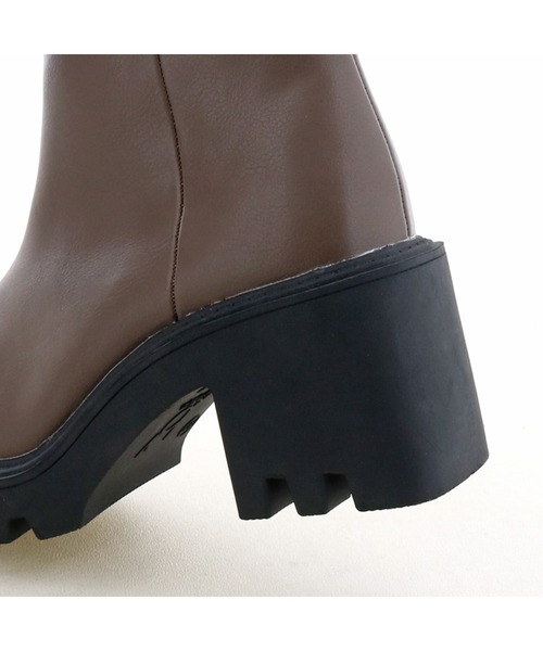 byあしながおじさん（バイアシナガオジサン）の「タンクソールブーツ　-8980681（ブーツ・レディース・ブラック/ブラウン/グレイッシュベージュ・22.5cm/23.5cm/24.5cm/23.0cm/24.0cm）」の20枚目の写真