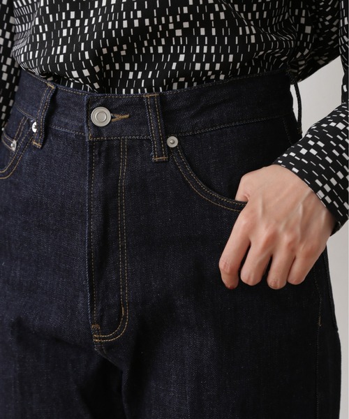 N.（N. Natural Beauty Basic）（エヌエヌナチュラルビューティーベーシック）の「【横田ひかるさん着用】【追加生産】【S Size Line】ナチュラルフレアデニムパンツ（その他パンツ・レディース・ブルー系その他/ブルー/ネイビー・MEDIUM/SMALL）」の19枚目の写真