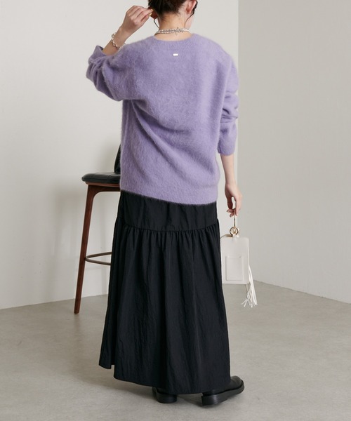 COLLAGE GALLARDAGALANTE（コラージュガリャルダガランテ）の「新マーメイド/ティアードタフタスカート（スカート・レディース・ブラック/ブラック系その他・1/0）」の12枚目の写真