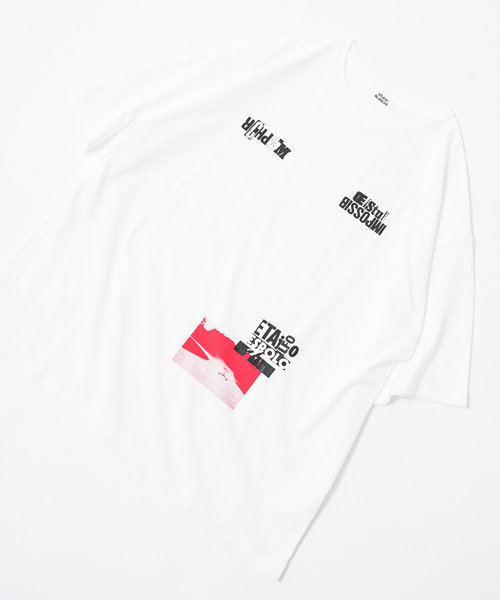 417 EDIFICE(フォーワンセブンエディフィス)の「【SB for amane murakami】 Tシャツ2(Tシャツ/カットソー・メンズ・ホワイト/ブラック・X-LARGE/MEDIUM/LARGE)」の4枚目の写真