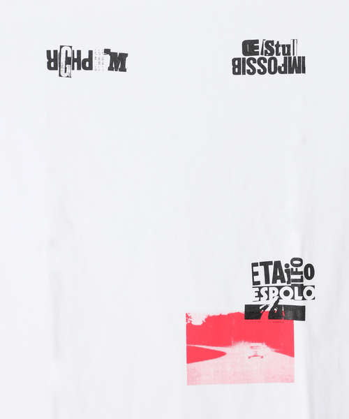 417 EDIFICE(フォーワンセブンエディフィス)の「【SB for amane murakami】 Tシャツ2(Tシャツ/カットソー・メンズ・ホワイト/ブラック・X-LARGE/MEDIUM/LARGE)」の17枚目の写真